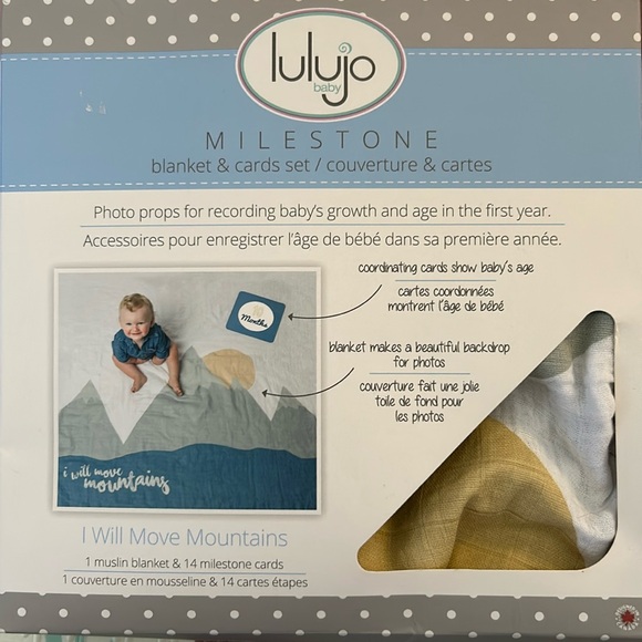 Milestone Blanket & Cards set - Picture 1 of 2